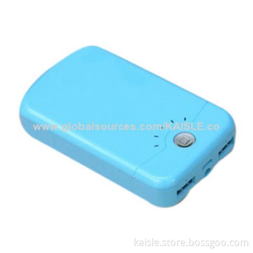 Power Bank with 8,000 to 10,400mAh Capacity Range, 5 Levels Energy Indicators, LED Torch